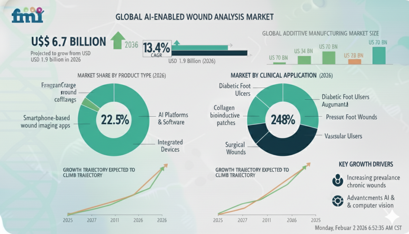 AI-enabled Wound Analysis Market Valuation, ROI Potential & Long-Term Growth Prospects 2026–203