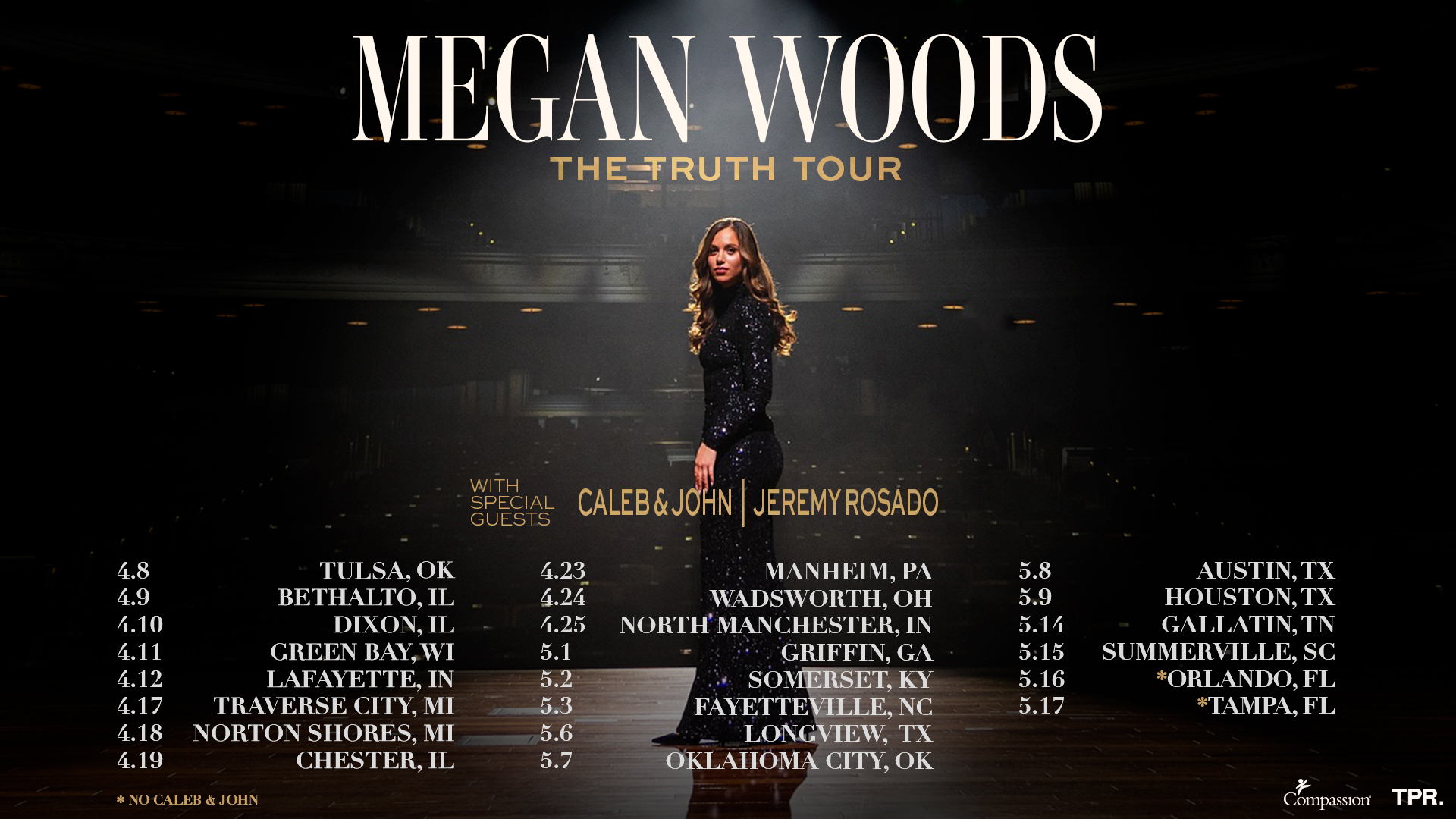Megan Woods Announces First-Ever Headlining Tour, The Truth Tour