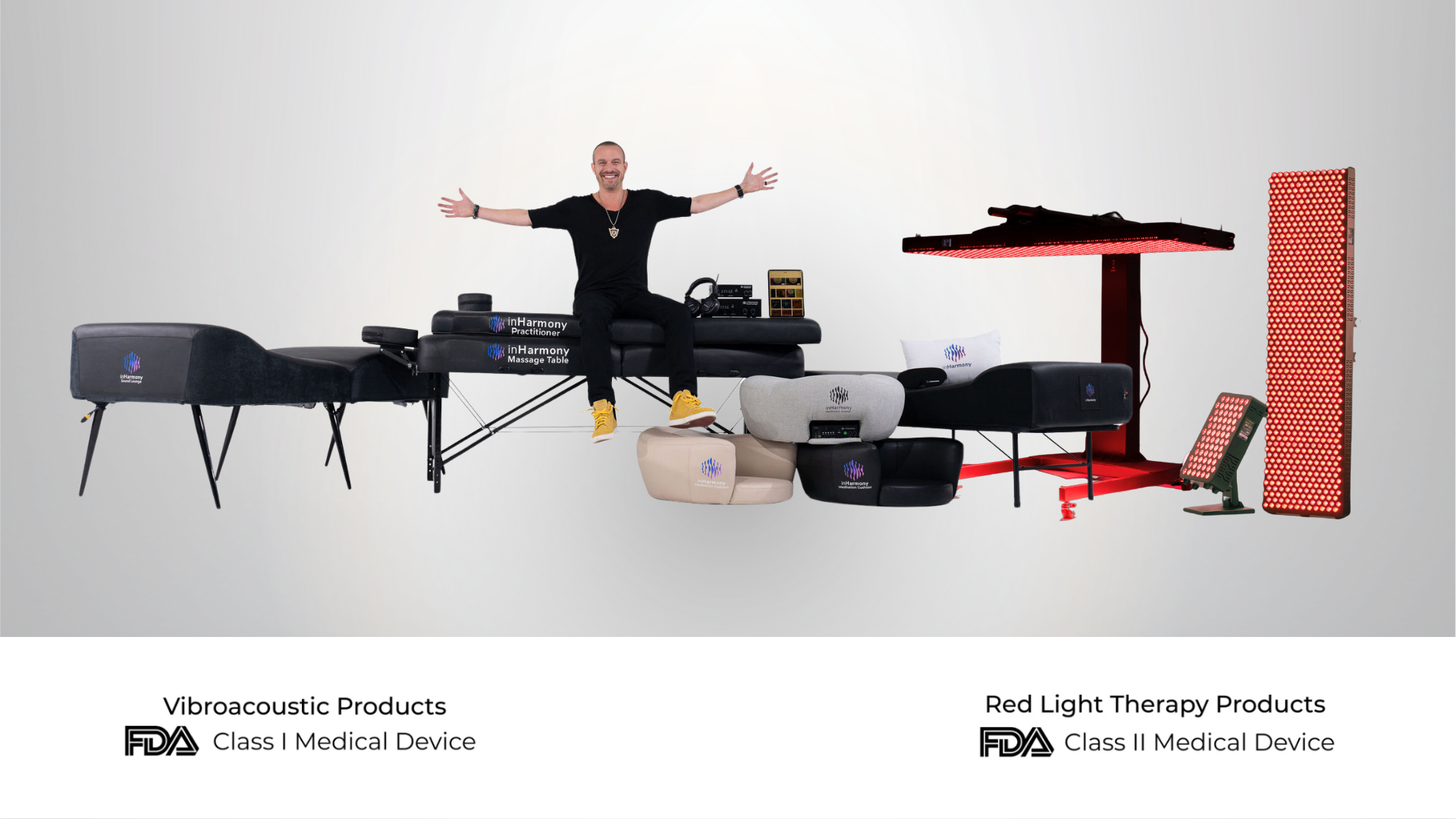 inHarmony Announces FDA Registration Across Vibroacoustic and Red Light Therapy Product Lines