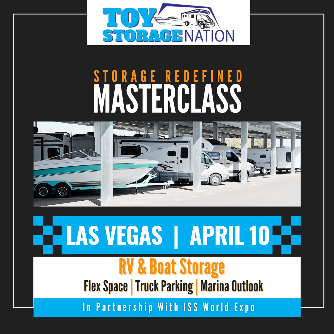 Gain Expertise in RV/Boat Storage, Truck Parking, Flex Space and Marinas at TSN Storage Redefined Masterclass, April 10