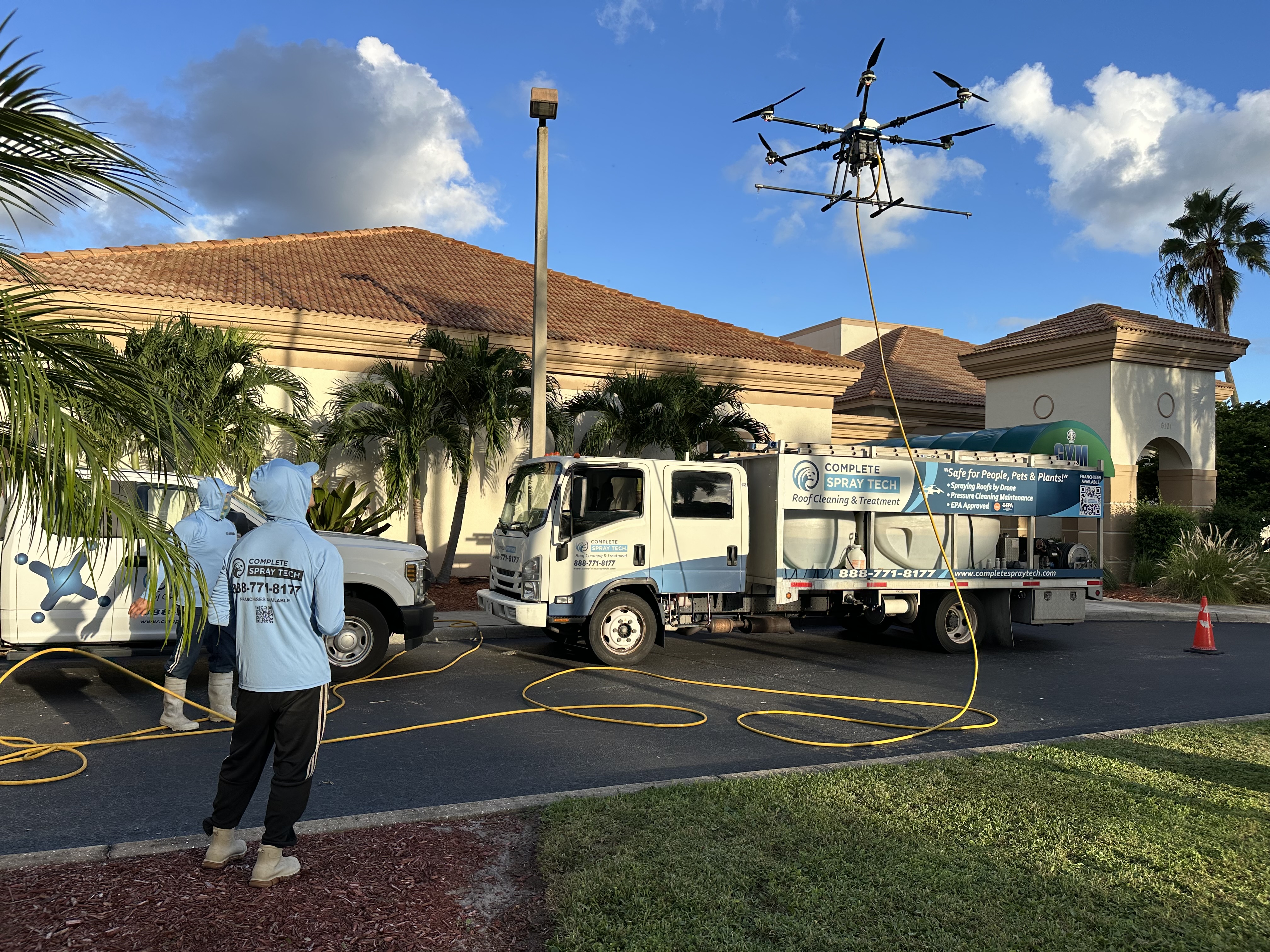 Drone Roof Cleaning Service Expands Throughout Florida