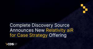 aiR for Case Strategy Press RElease