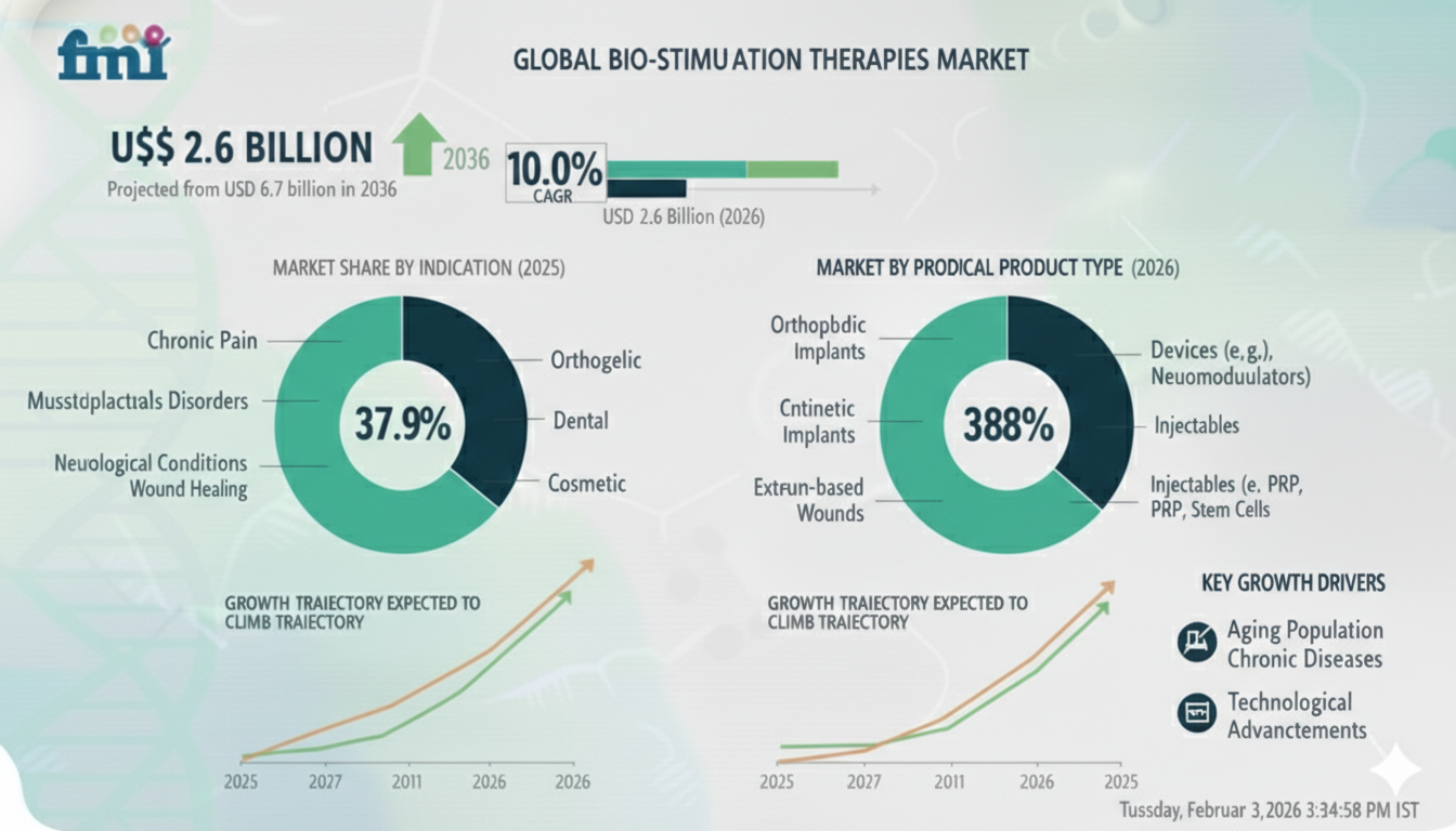 Bio-Stimulation Therapies Market Valuation, ROI Potential & Long-Term Growth Prospects 2026–2036