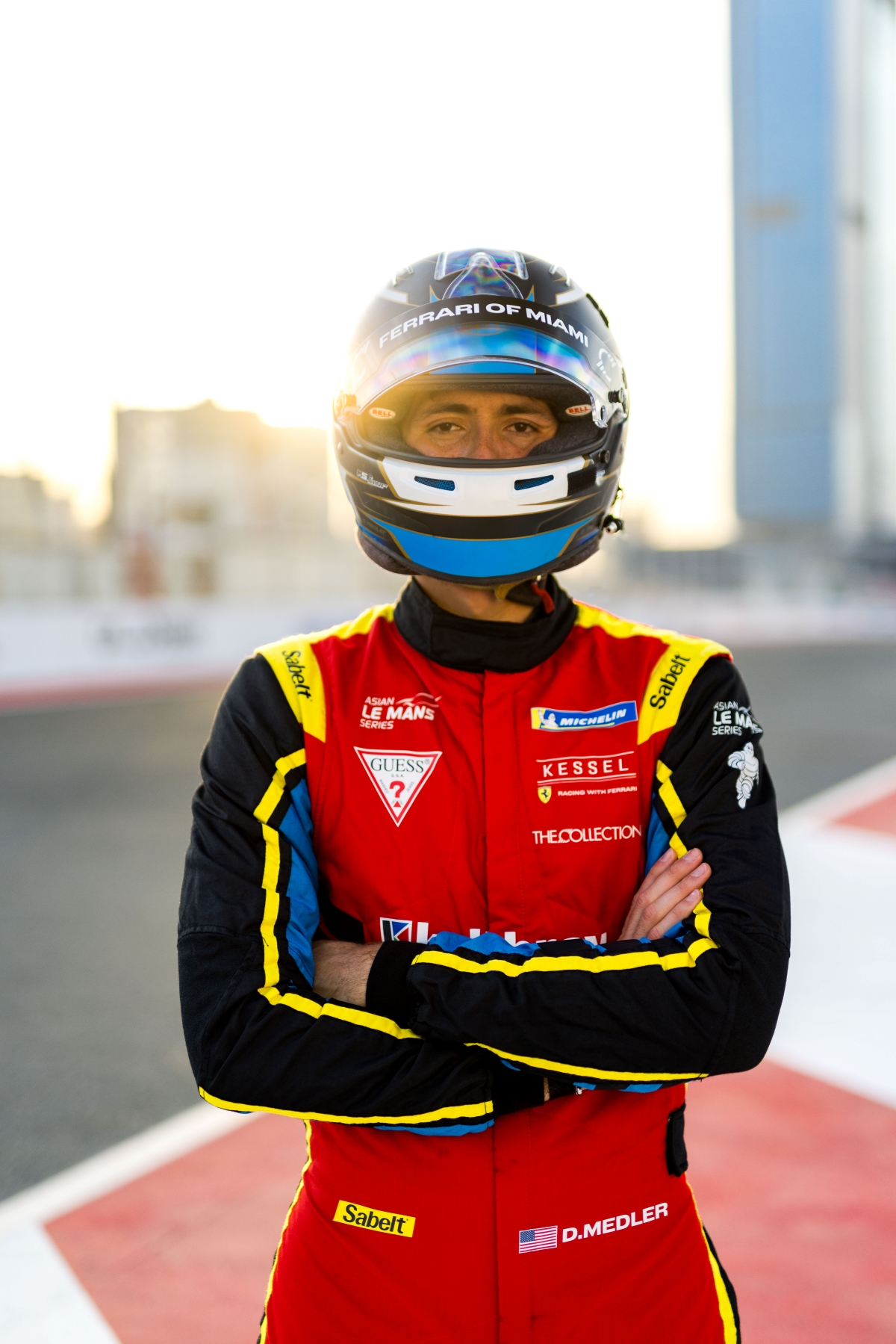 Ferrari race car driver Dylan Medler shines in Dubai at Asian Le Mans