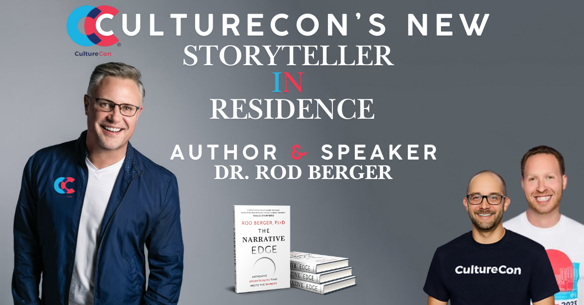 Dr. Rod Berger Named Storyteller in Residence at CultureCon