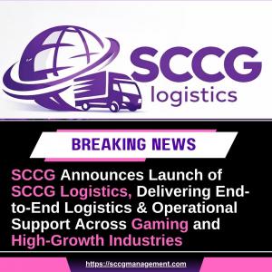 SCCG Management today announced the launch of SCCG Logistics, a new SCCG company providing end-to-end logistics and operational support to partners across gaming, entertainment, and other high-growth industries where precision, coordination, and execution are essential SCCG Logistics, Delivering End-to-End Global Logistics & Operational Support Across Gaming and High-Growth Industries