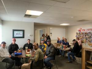 M2A/Mil2ATP's pilot community socializing in the break room