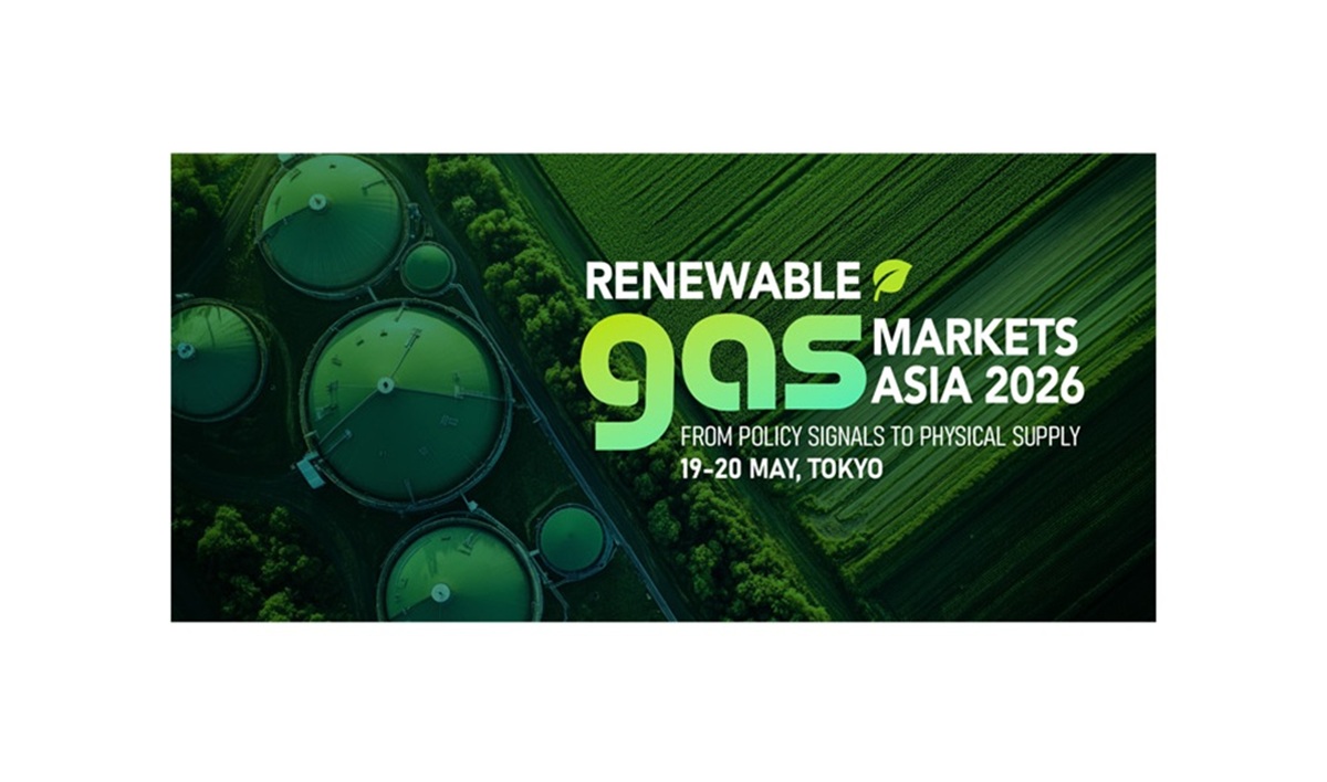Renewable Gas Markets Asia to Debut in Tokyo, 19–20 May 2026