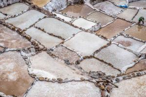 Cobblestone installation.