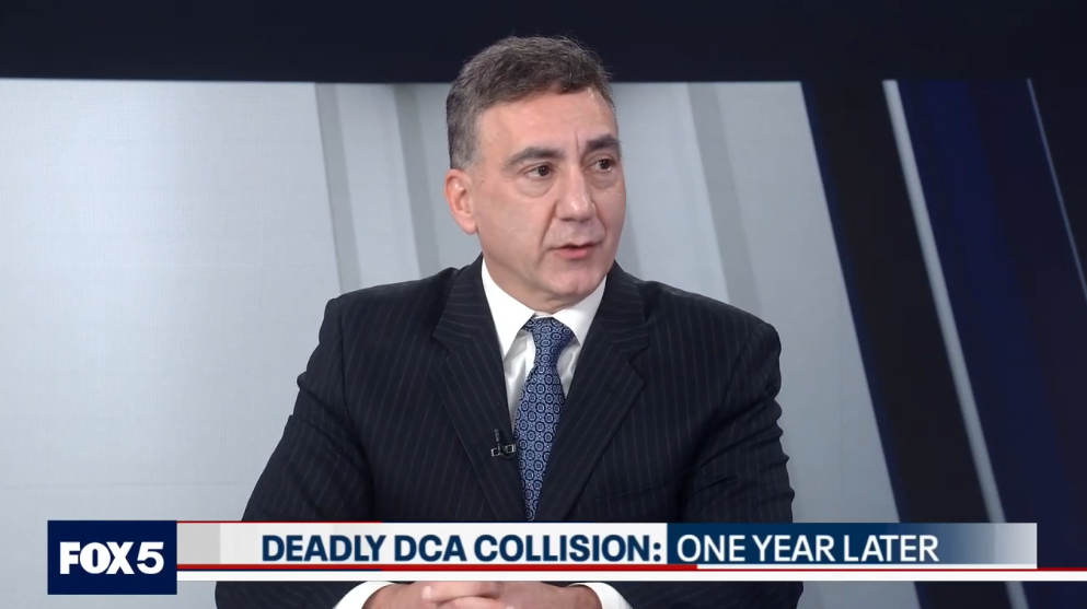 Thomas Simeone Featured on Fox 5 and Fox 5 DC Discussing Aviation Safety One Year After the DCA Collision