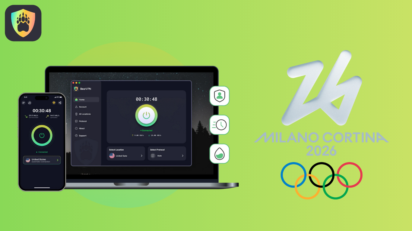 BearVPN Optimizes Network for Global 2026 Winter Olympic Games Access