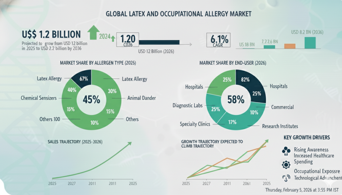 Latex & Occupational Allergy Market Valuation, ROI Potential & Long-Term Growth Prospects 2026–2036