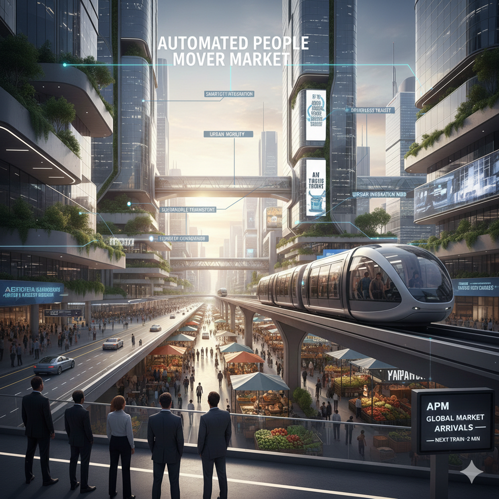 Automated People Mover Market Set to Surpass USD 1.1 Billion by 2036 Amid Surge in Smart City and Airport Megaprojects