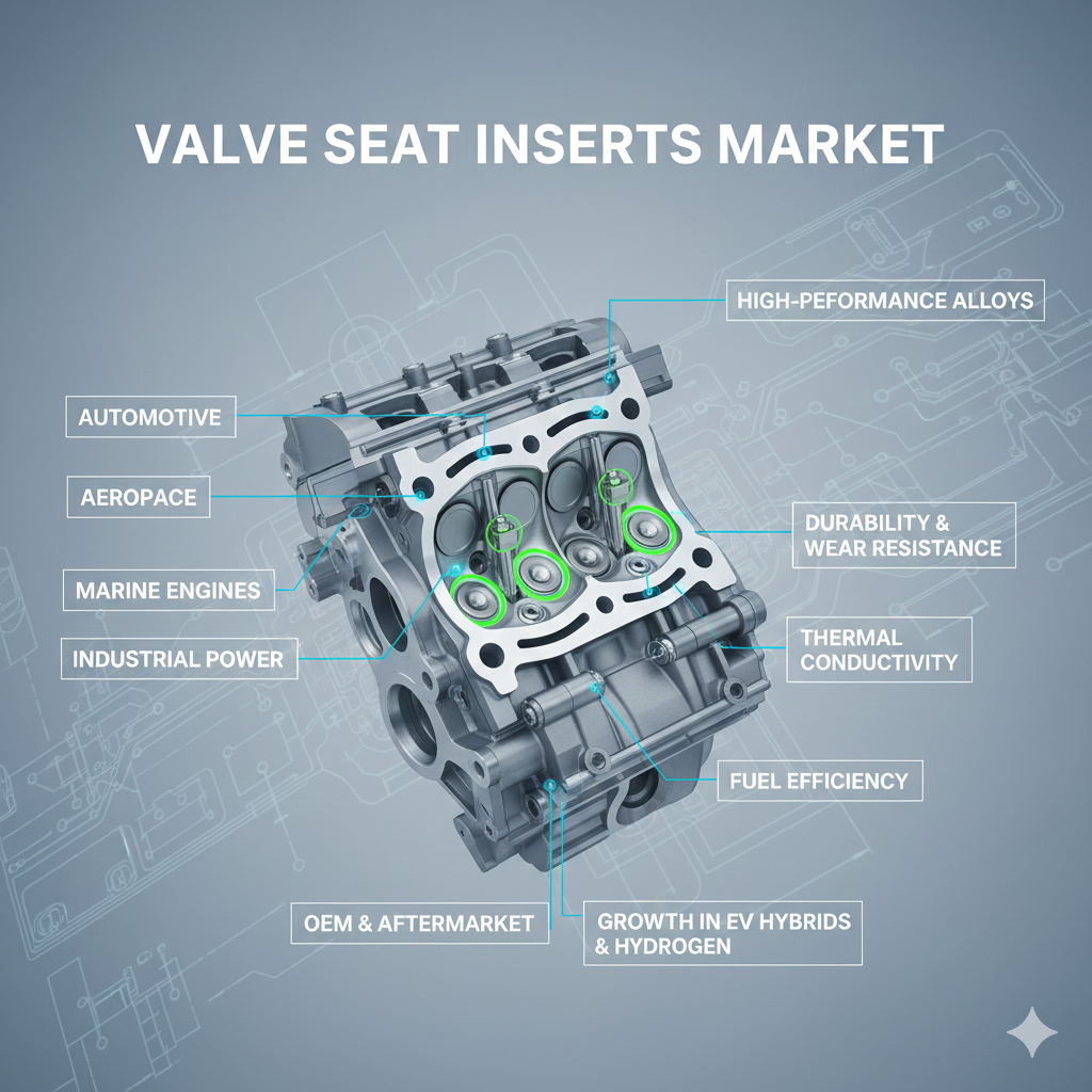 Global Valve Seat Inserts Market Projected to Reach USD 10.1 Billion by 2036 as Engine Performance Standards Tighten