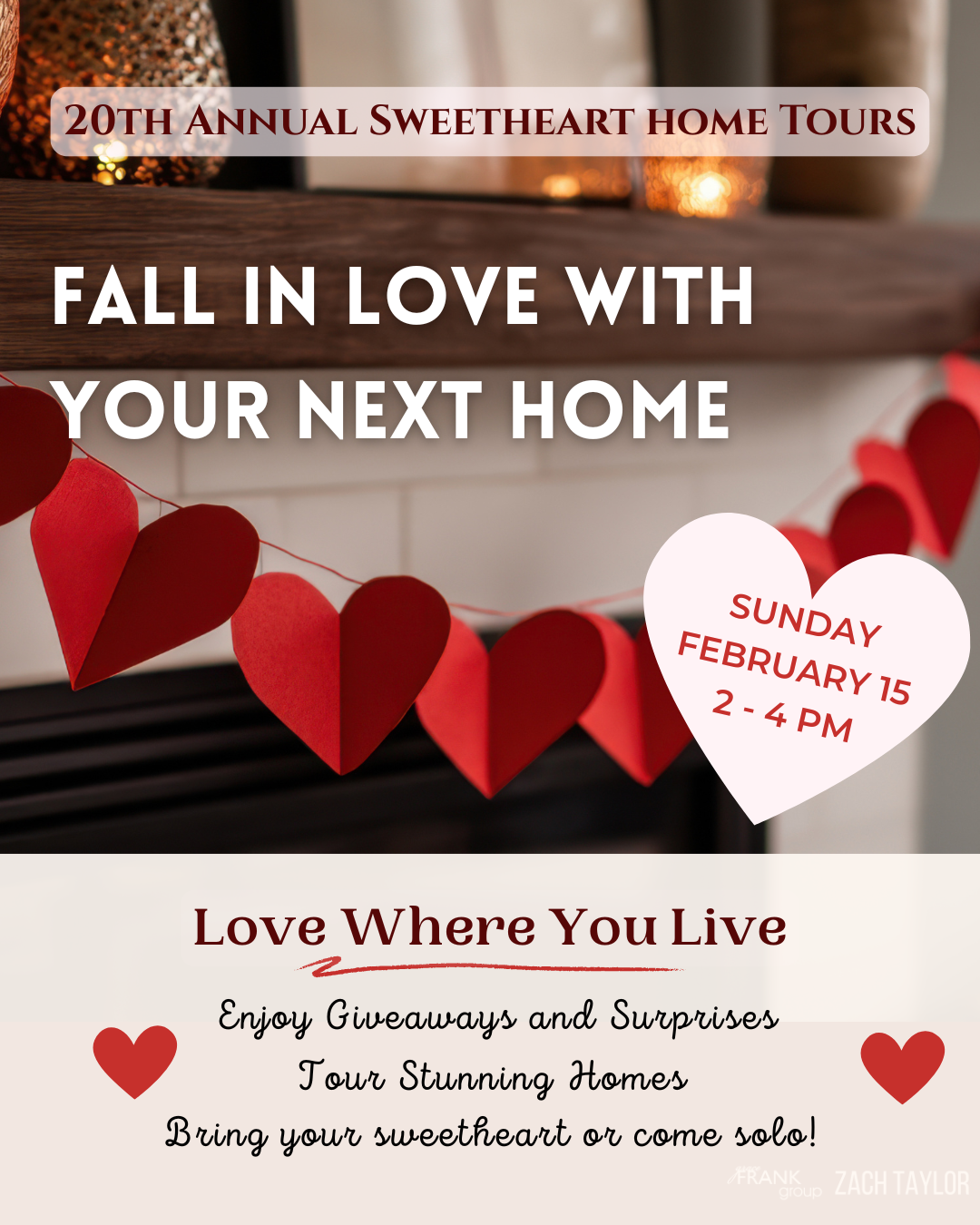 Grace Frank Group Announces 20th Annual Sweetheart Home Tour