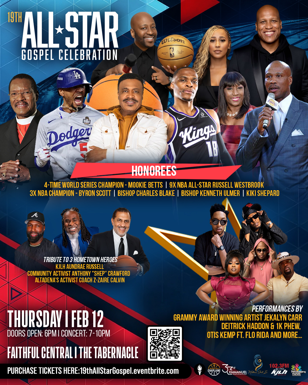 19TH ANNUAL ALL-STAR GOSPEL CELEBRATION READY TO KICK OFF NBA ALL-STAR WEEKEND