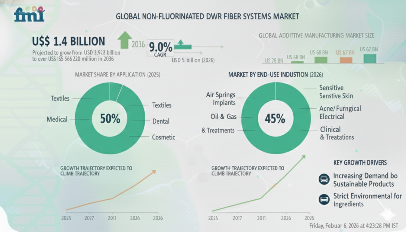 Non-Fluorinated DWR Fiber Systems Market Expands Across APAC, Europe, USA, and Saudi Arabia with Sustainability Push