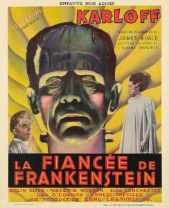 THE BRIDE OF FRANKENSTEIN (1935) Pre-War Belgian Poster - (24.5