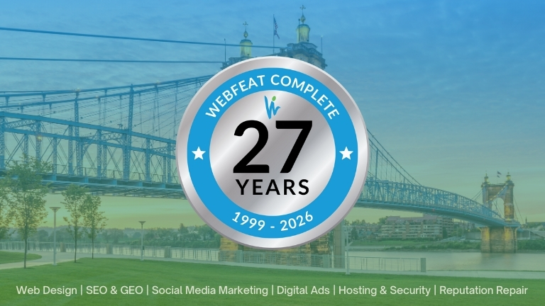webFEAT Complete Celebrates 27 Years as a Cincinnati Digital Marketing Leader