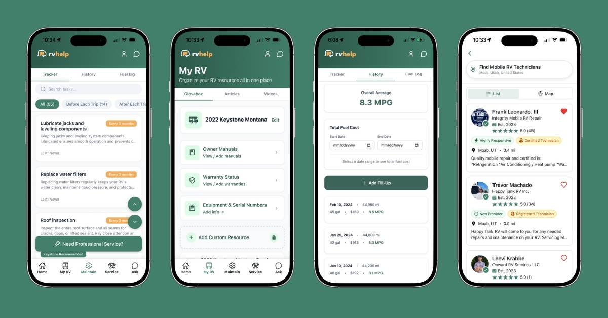 RV Help Relaunches Mobile App with New Maintenance and Document Management Features