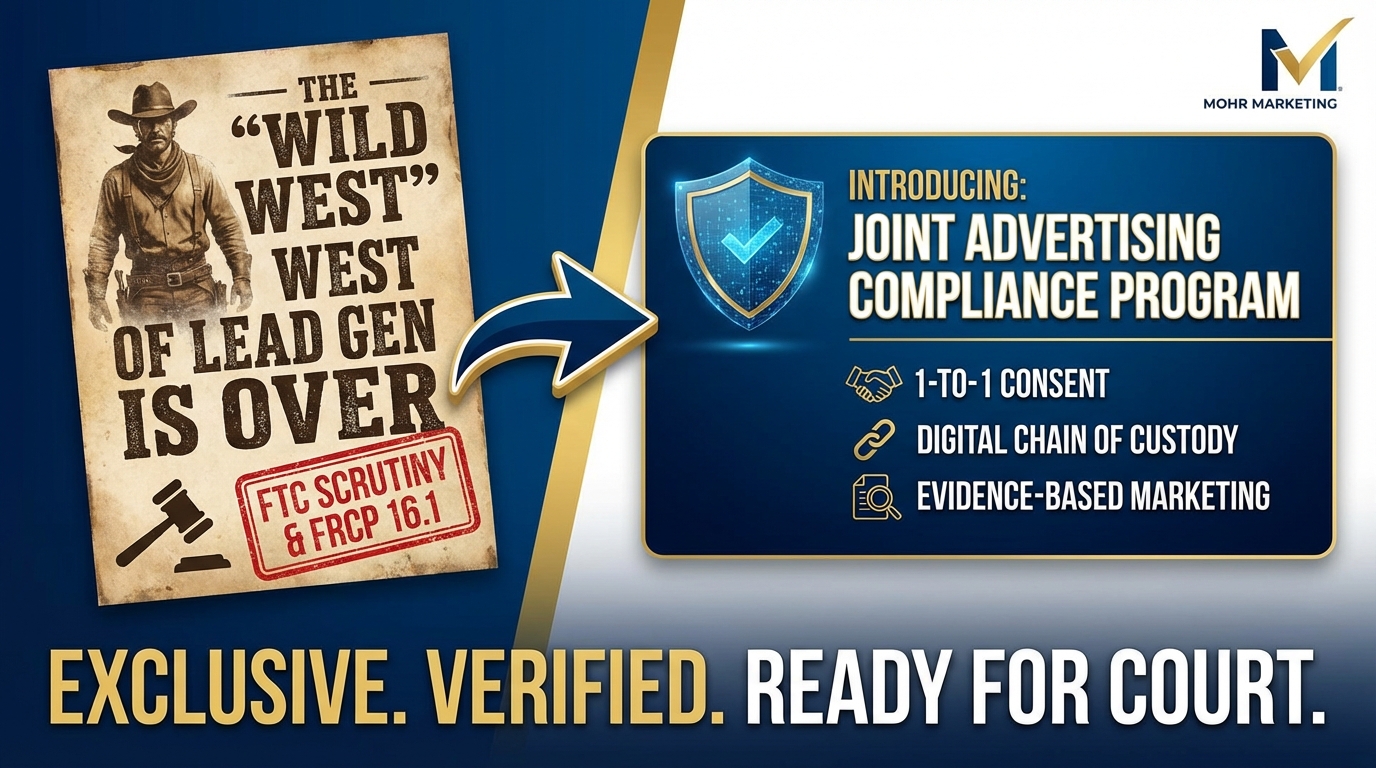 Mohr Marketing sets the Gold Standard for mass tort integrity with new Compliance Program
