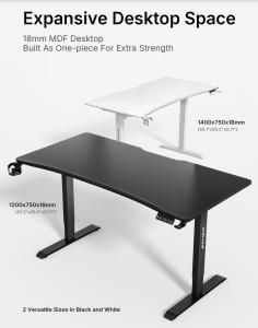 As Spring Workspace Updates Continue, AndaSeat Highlights Kaiser 3E and Xtreme Series as Integrated Home Bundle 10 Xtreme Desk Feature 2 Size