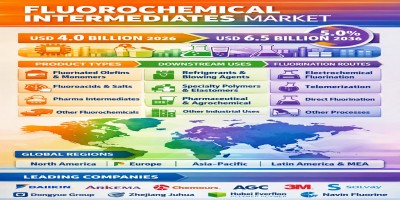 Fluorochemical Intermediates Market Forecast to Reach USD 6.5 Billion by 2036 as Industry Pivots Toward Low-GWP