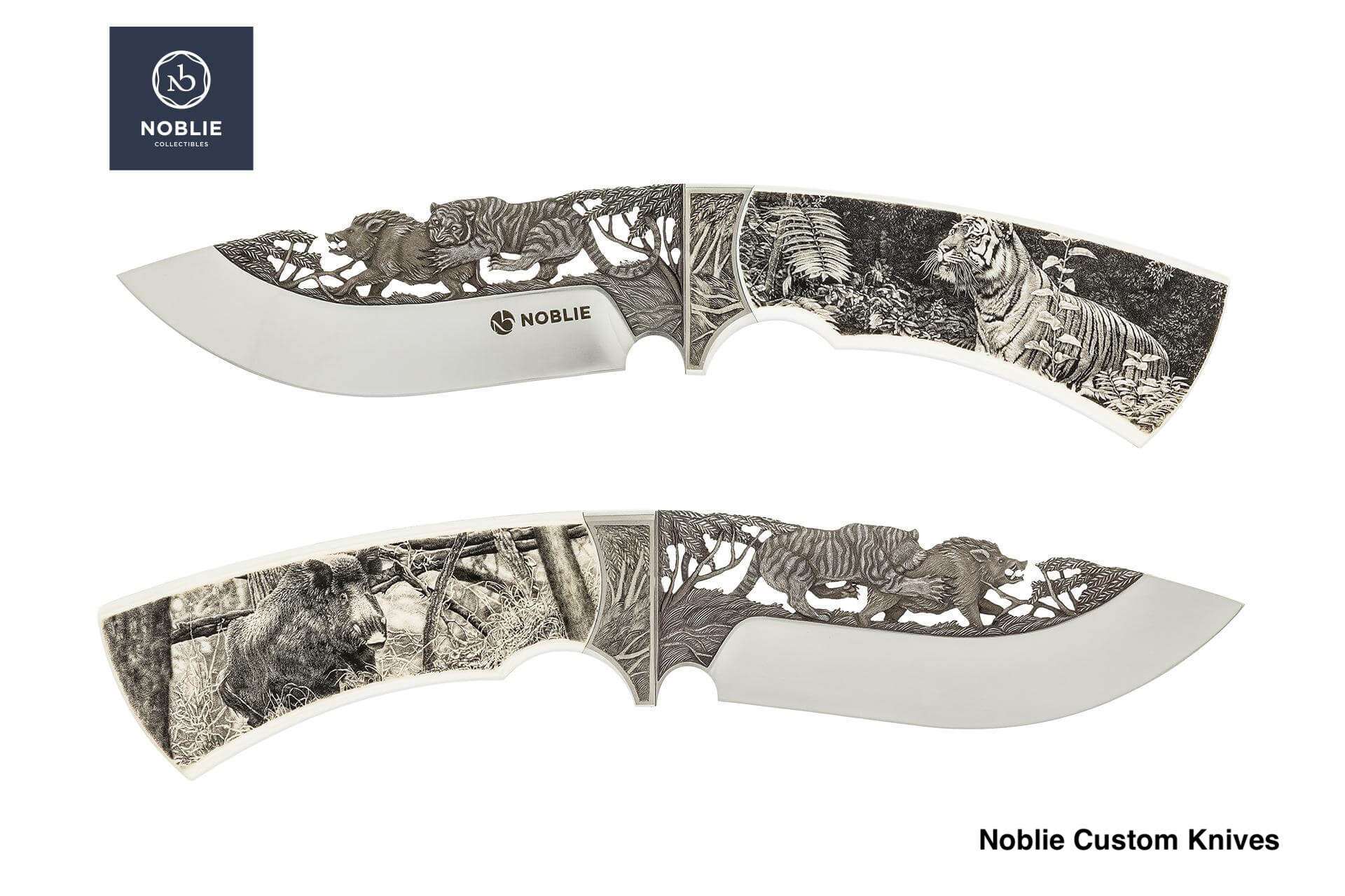 Noblie Expands Scrimshaw Knives Collection With Hand-Etched Collector Designs and Functional Builds
