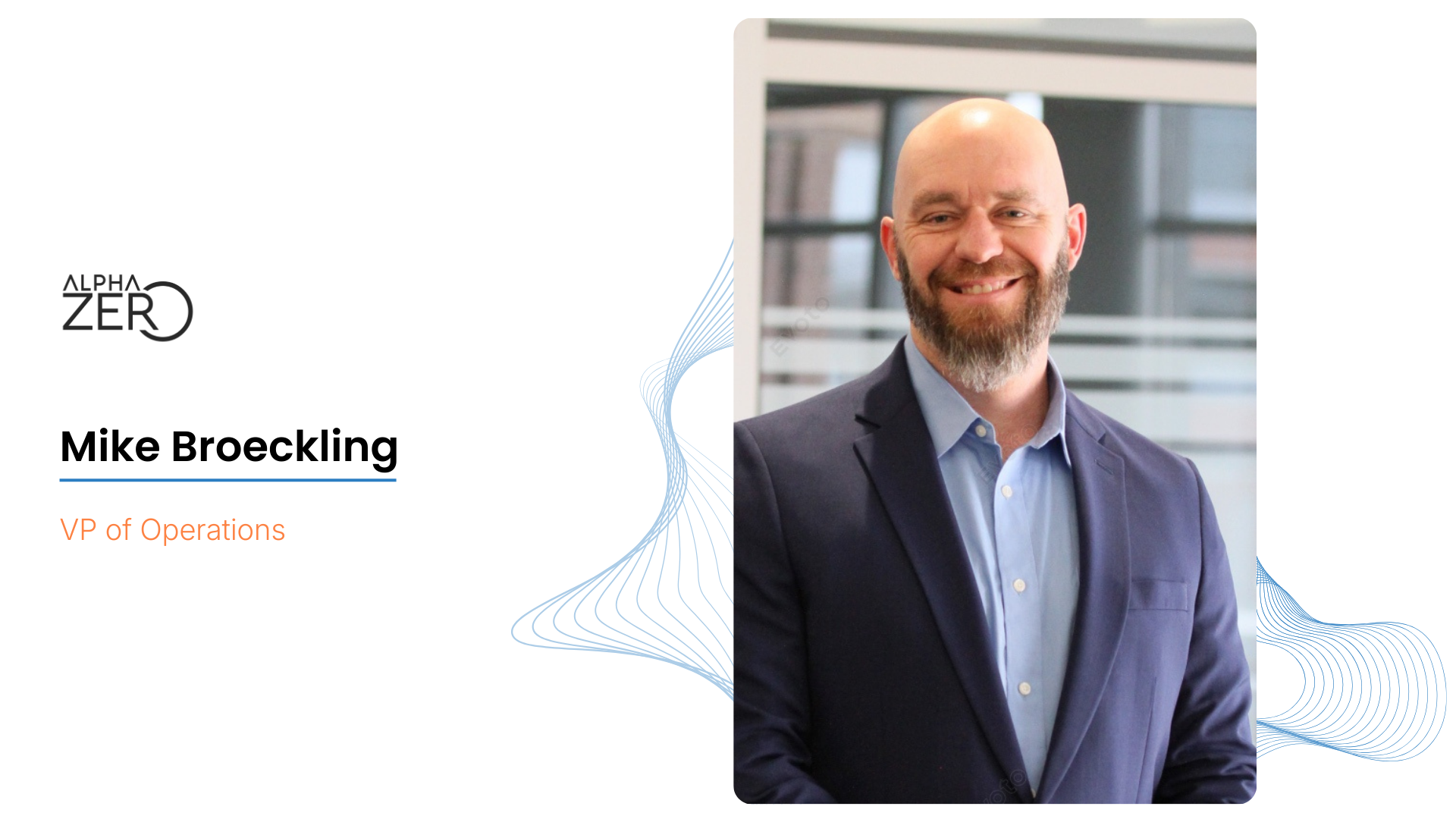Alpha Zero Logistics Welcomes Industry Veteran Mike Broeckling as Vice President of Operations
