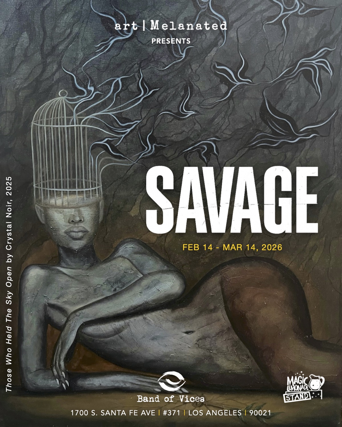 Art Melanated Presents SAVAGE – Opening Feb 14 in Los Angeles