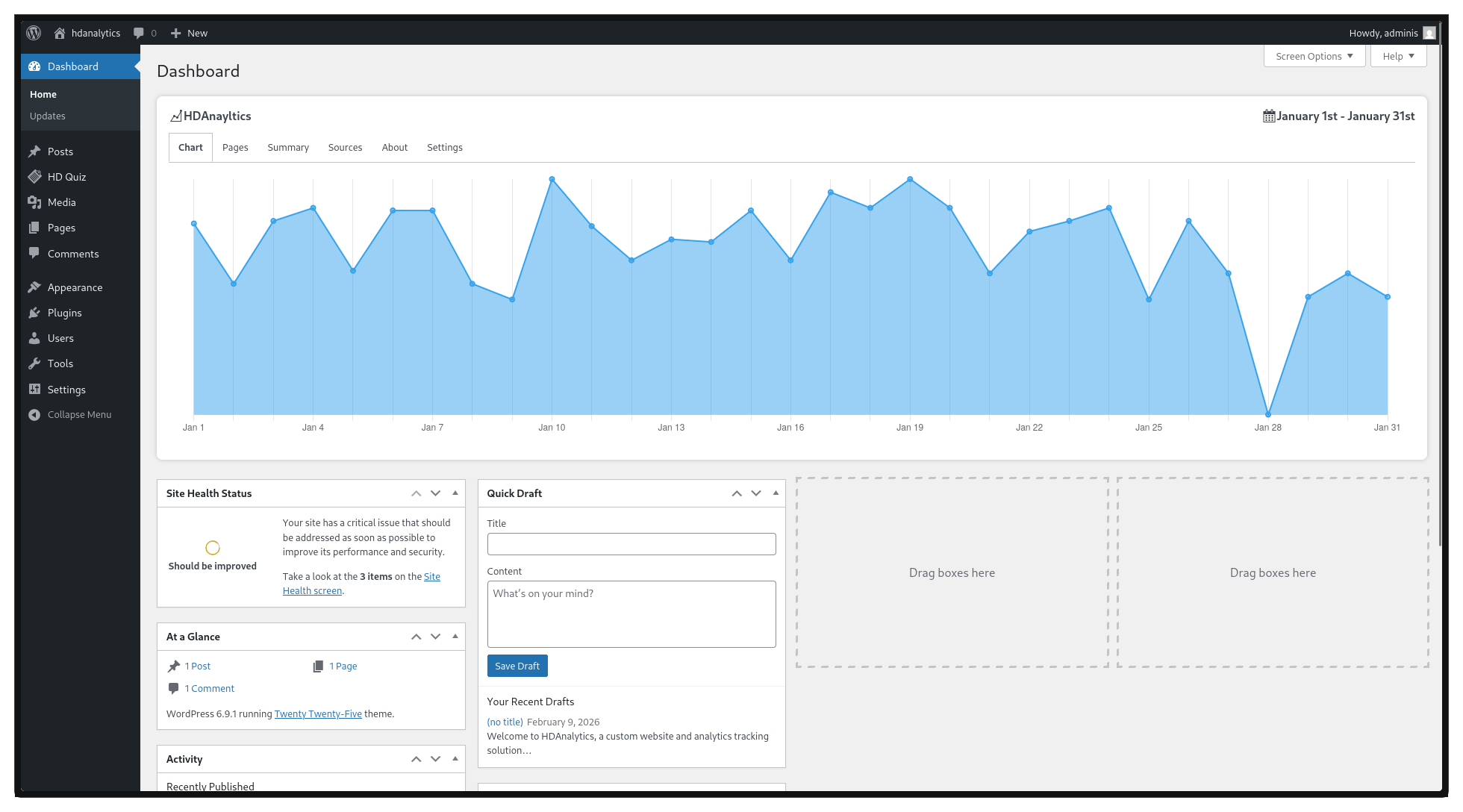 Harmonic Design Launches HDAnalytics: Privacy-First, Cookieless Analytics Built Natively for WordPress
