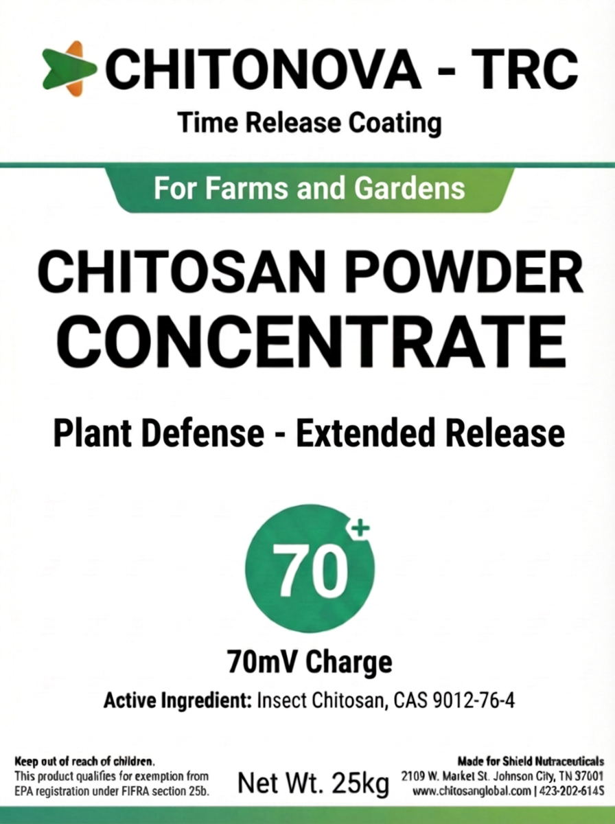 Chitosan – How a Sugar with High Electrostatic Power can Protect Crops – Chitosan Global introduces Chitonova-TRC