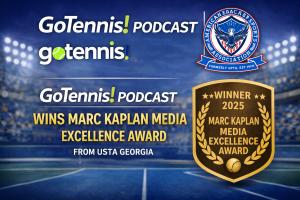 GoTennis! Podcast Receives 2025 Marc Kaplan Media Excellence Award from USTA Georgia