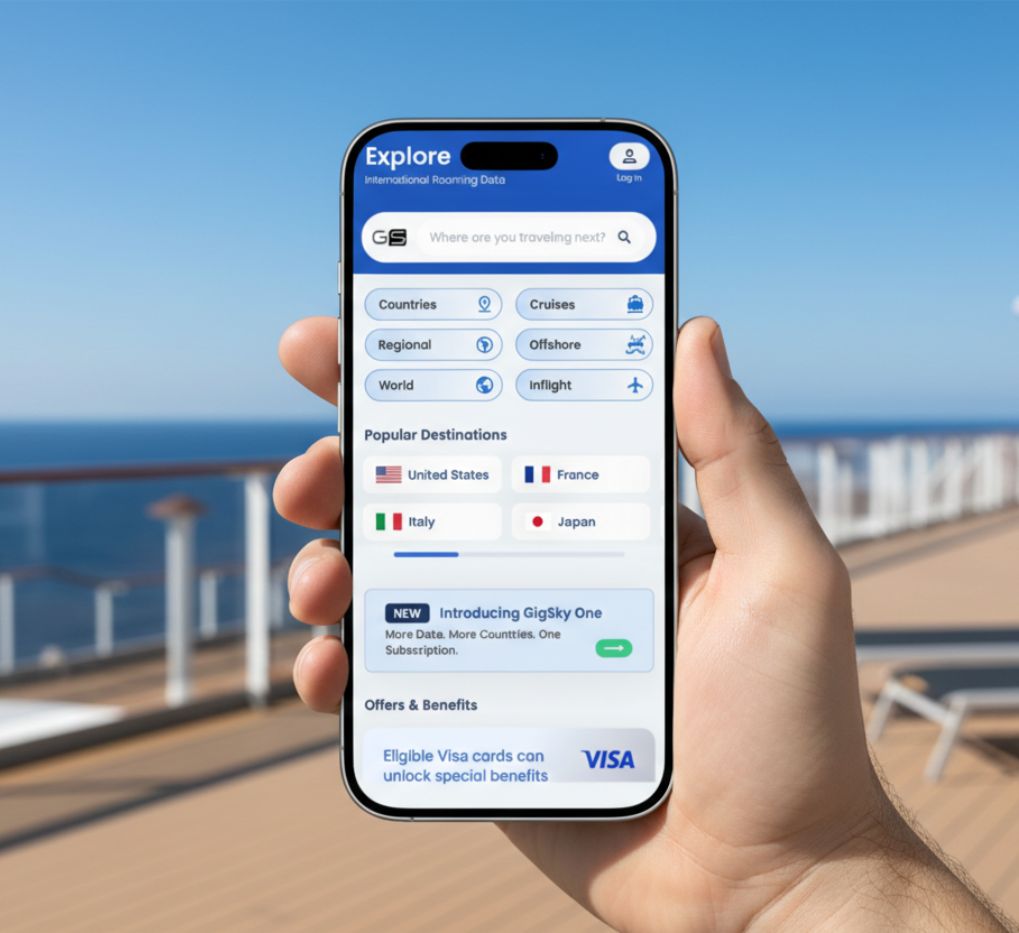 GigSky Extends Its Free eSIM Trial to Cruising