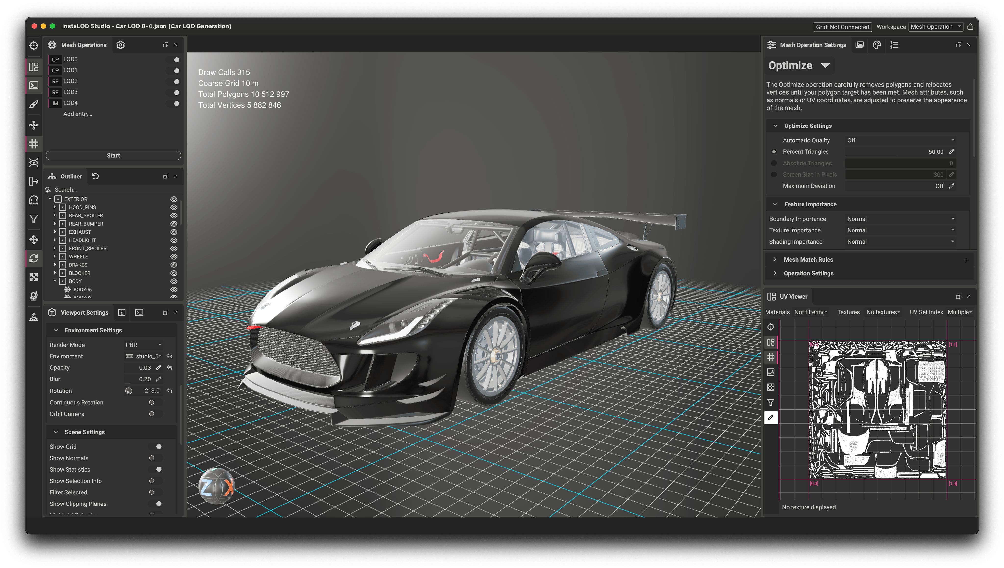 Abstract Delivers InstaLOD 2026: Redefining Geometry Optimization for Real-Time 3D
