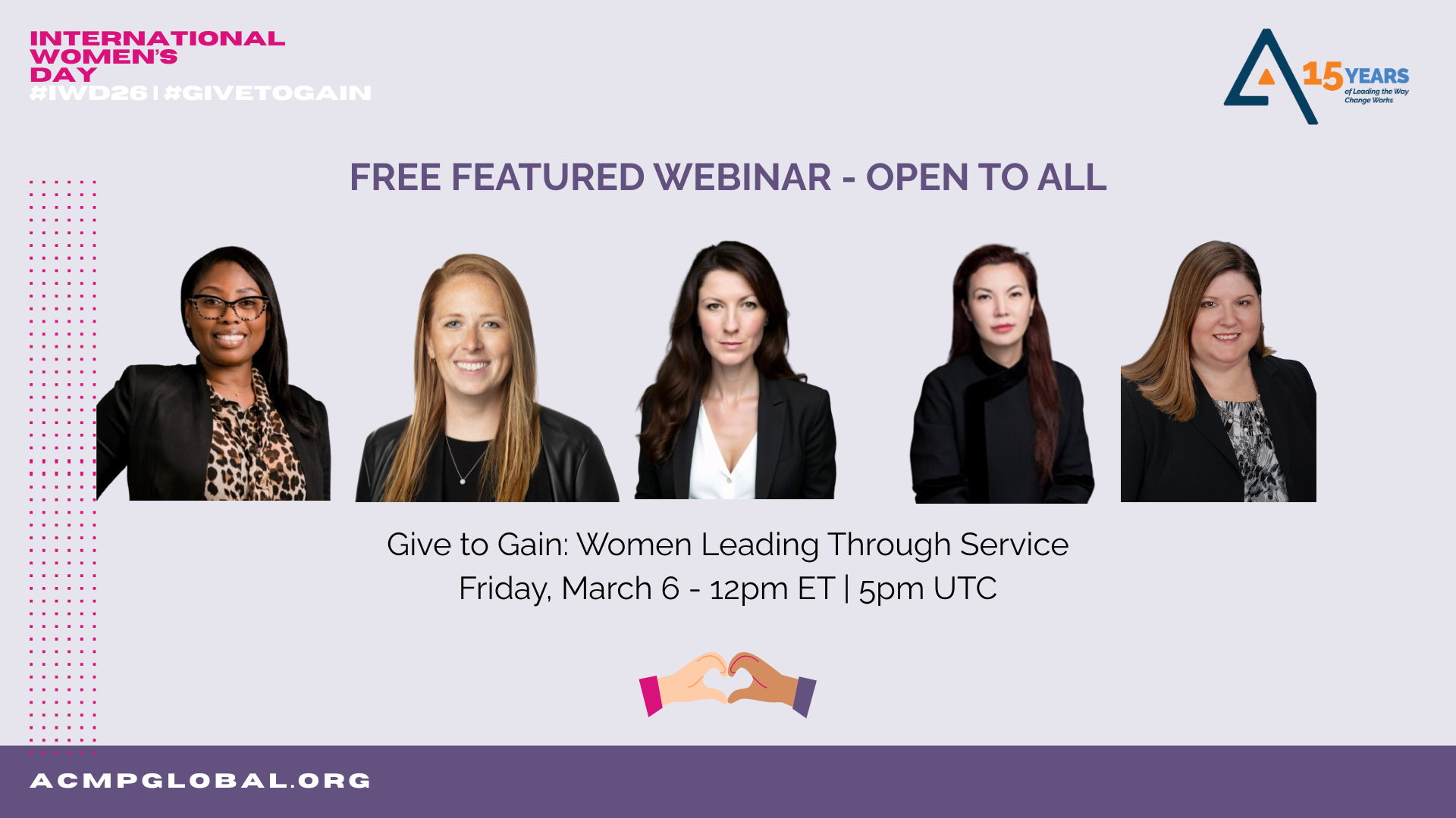 ACMP Celebrates International Women’s Day with Global Panel on Leadership, Service, and Growth