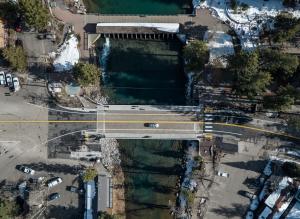 The New Fanny Bridge Aerial Photo