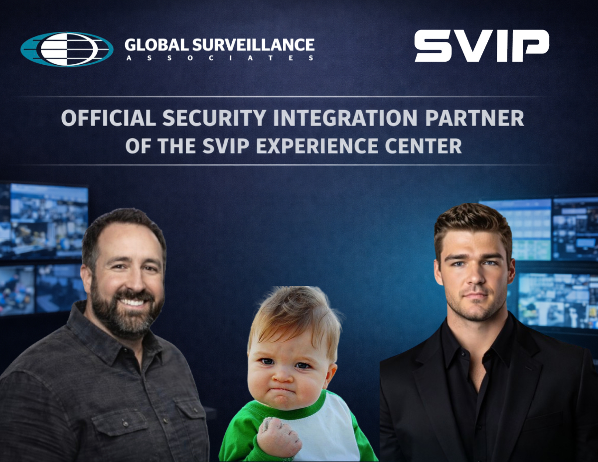 SVIP Selects Global Surveillance Associates (GSA) as Official Security Integration Partner For Experience Center