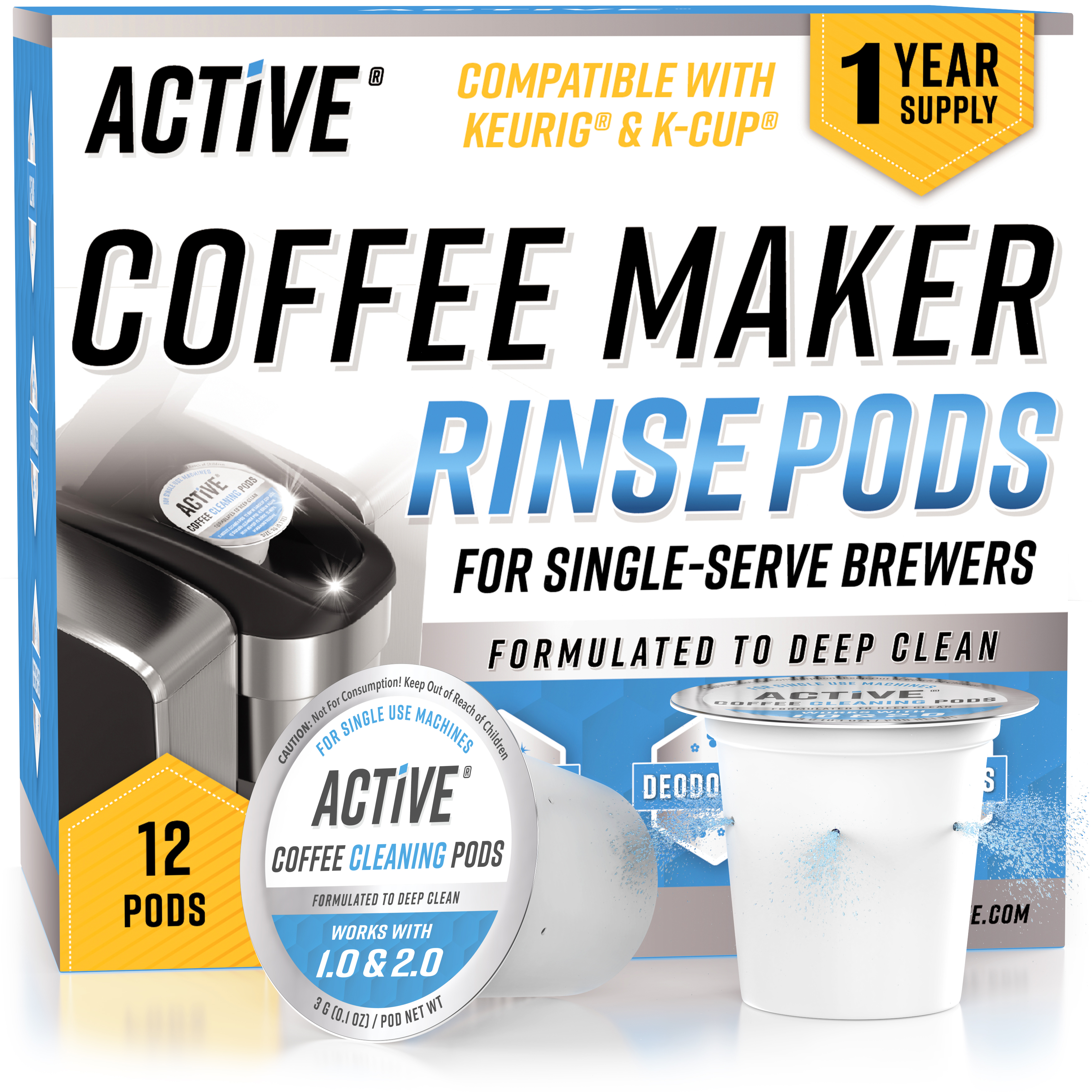 ACTIVE Cleaners Launches Coffee Maker Cleaning Pods for Single-Serve Machines