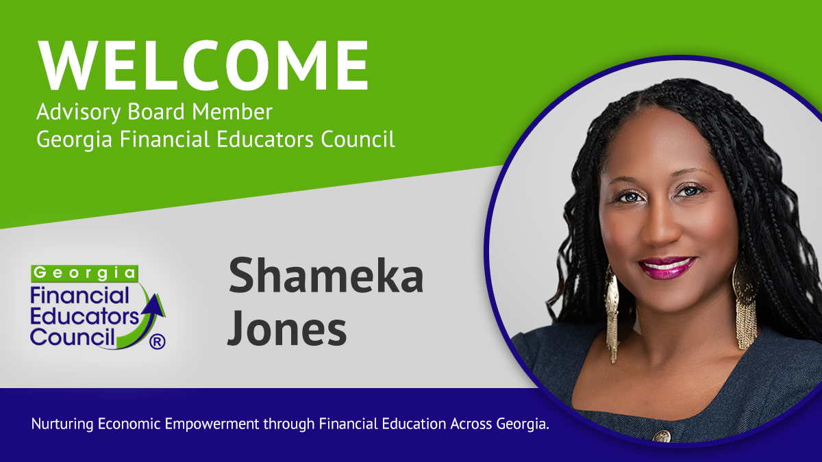 Dr. Shameka Jones, of VeraRosa Higher Education Scholarship, Selected to Georgia Financial Educators Council Board