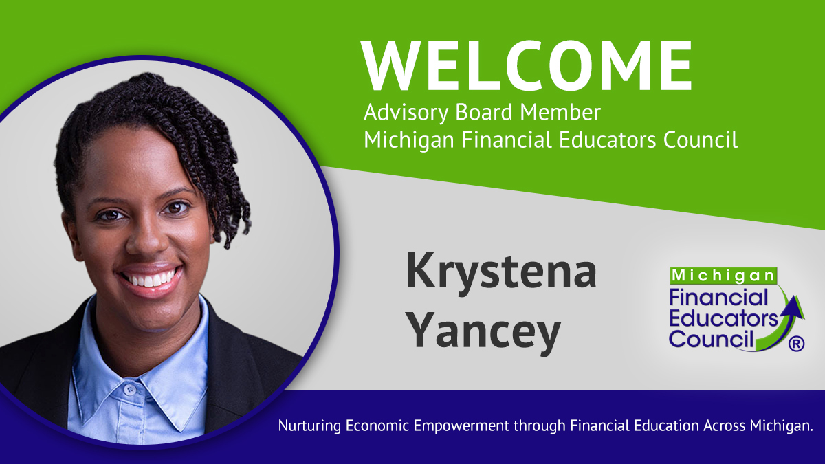 Michigan Financial Educators Council Selects Krystena Yancey to Join Its Advisory Board