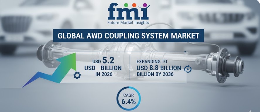 AWD Coupling System Market to Reach USD 8.8 Billion by 2036 Amid Rising Demand for Advanced Drivetrain Technologies