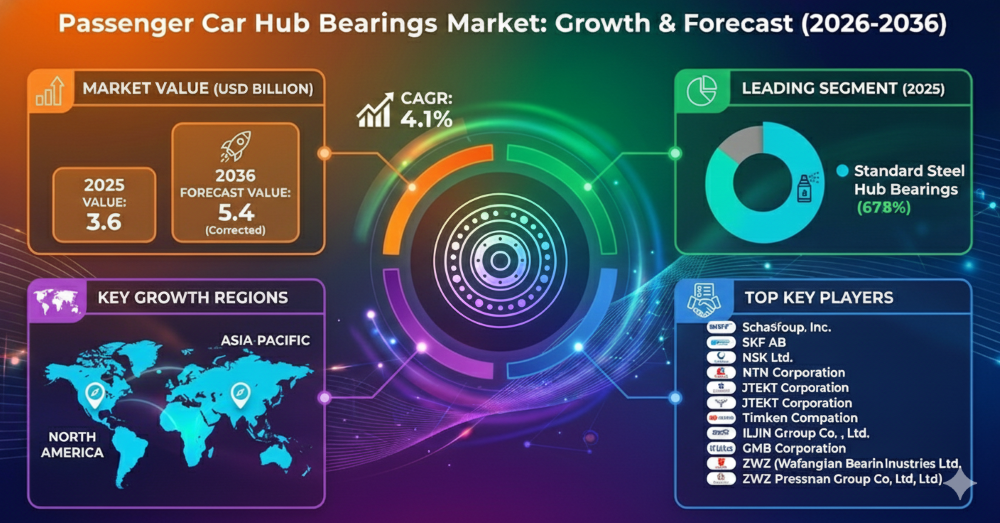 Global Passenger Car Hub Bearings Market Size, Share & Forecast: Segments, Value Chain Insights & Opportunity Mapping