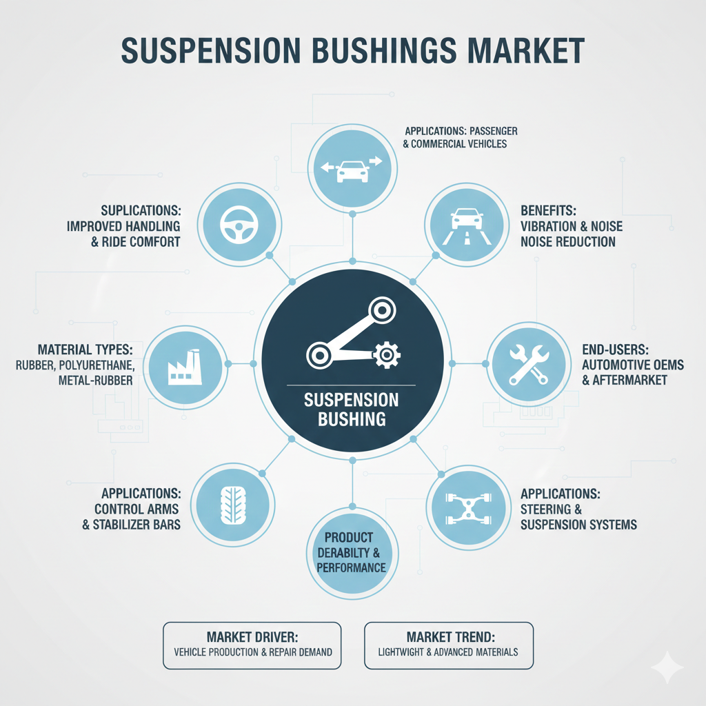 Suspension Bushings Market to Reach USD 5.9 Billion by 2036 at 3.2% CAGR Amid Precision Mounting Shift