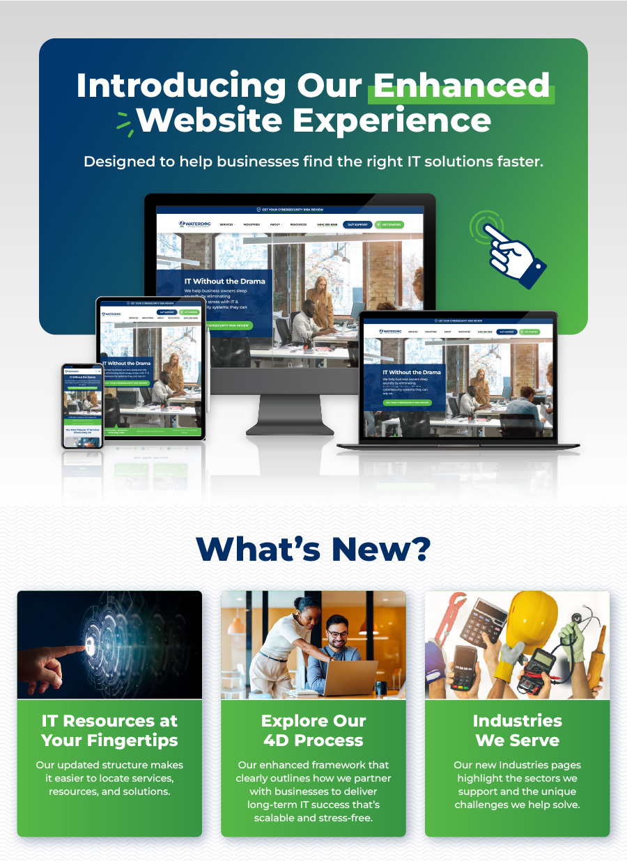 Waterdog Lauches Major Website Enhancements & New Digital Resources