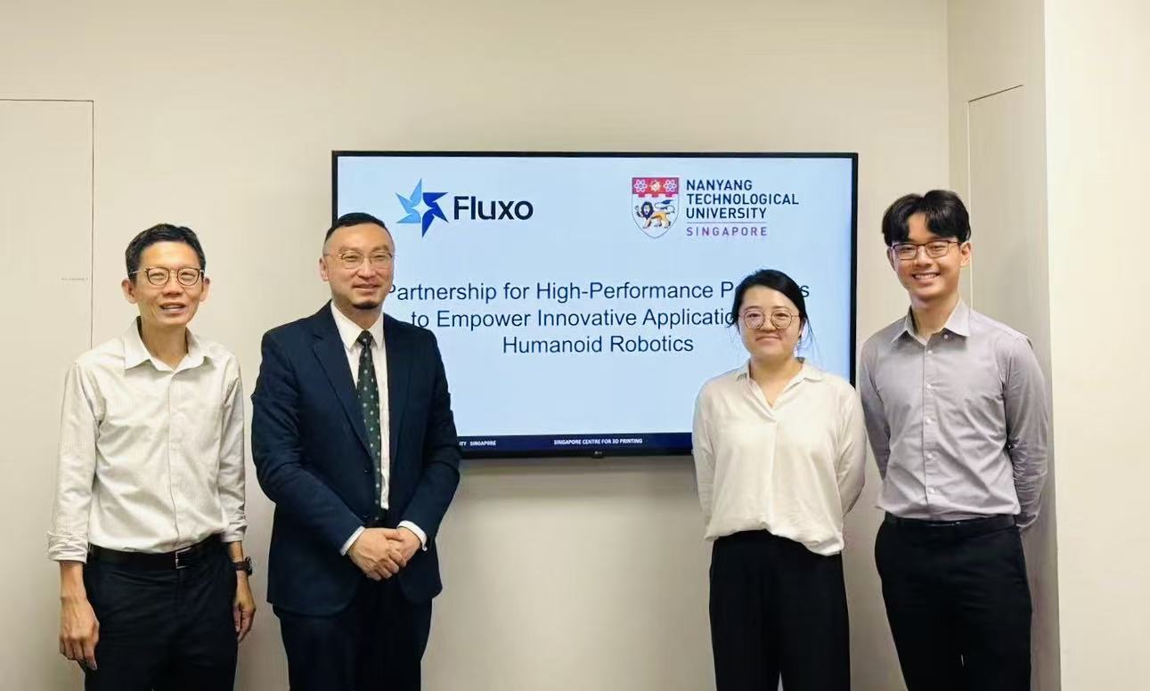 Supported by NAMIC, Fluxo and NTU Launch a Partnership for Industrial 3D Printing Applications