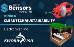 In 2023, Electro Scan's SWORDFISH was awarded Best of Sensors in the CleanTech / Sustainability category.