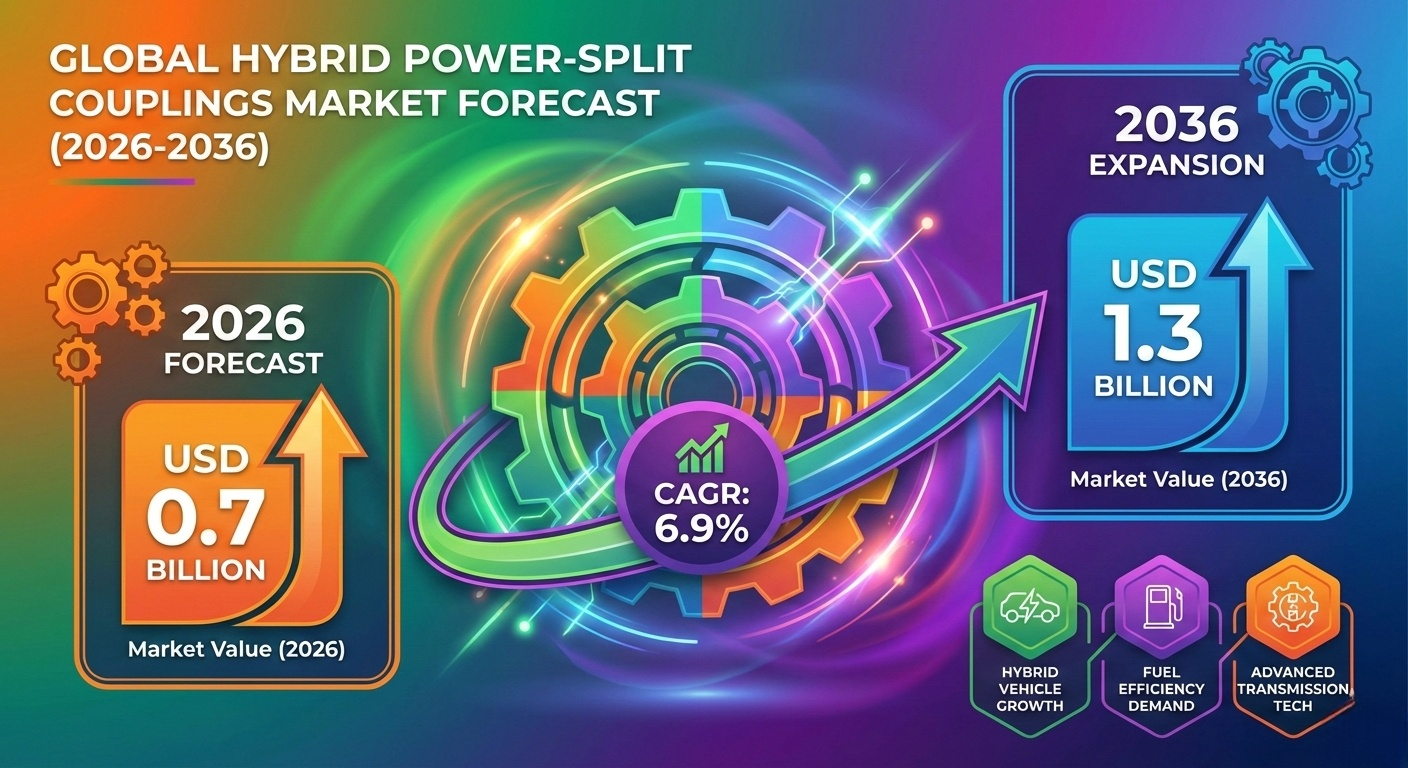 Hybrid Power-Split Couplings Market is Set to Reach USD 1.3 Billion by 2036, Driven by Hybrid Powertrain Evolution