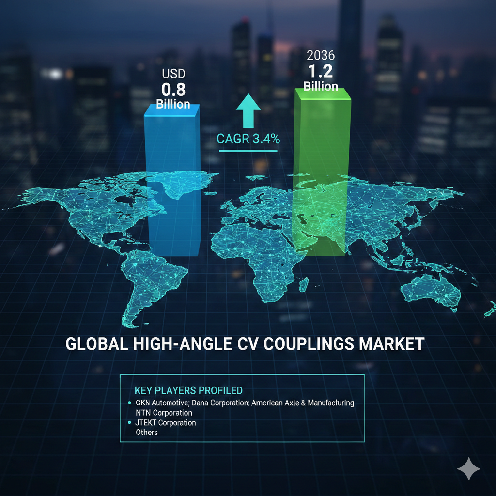 High-Angle CV Couplings Market to Reach USD 1.2Bn by 2036 as Drivetrain Technology Redefine Automotive Performance