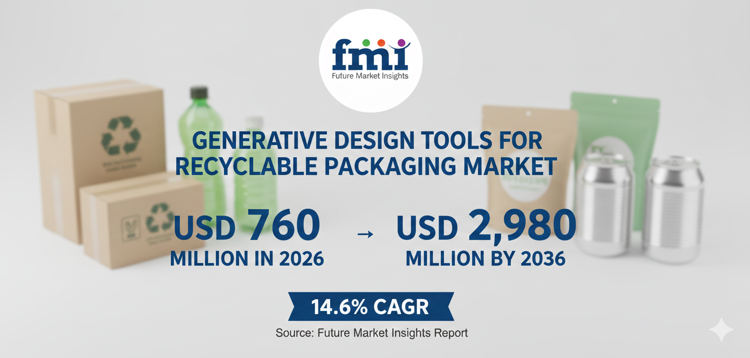 Generative Design Tools for Recyclable Packaging Market to Reach $2.98 Bn by 2036 During Compliance Redesign